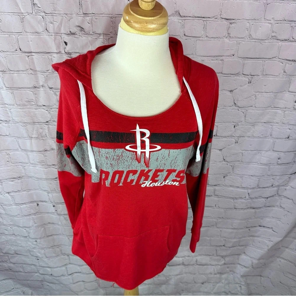 women's NBA houston rockets hoodie size XL basketball fandom sportswear